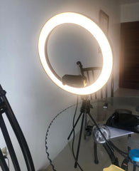 LED Dimmable Ring Light with Tripod Stand